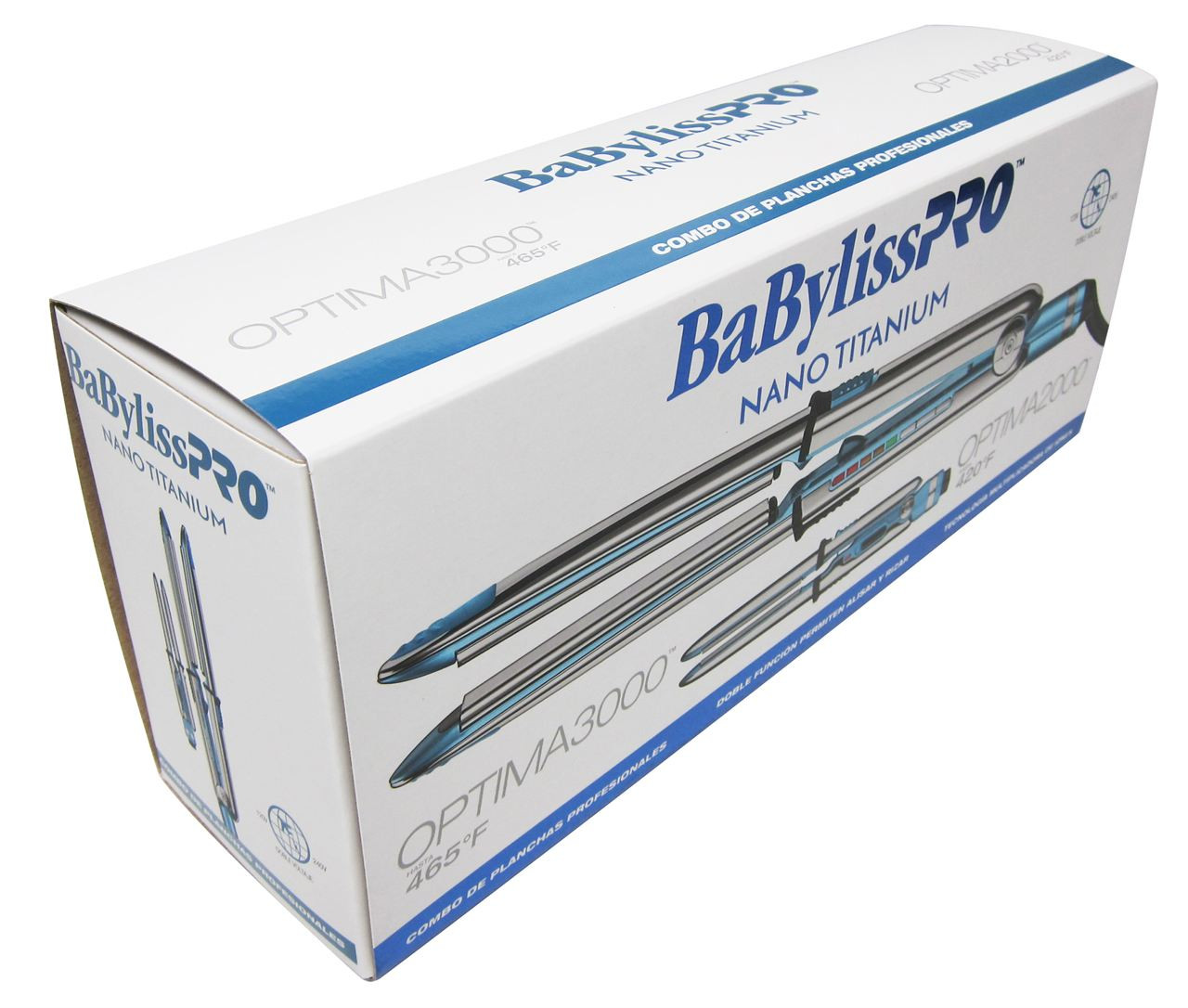 PLANCHA BABYLISS PRIMA3000 1 1/4" & PRIMA2000 MINI 3/4" COMBO