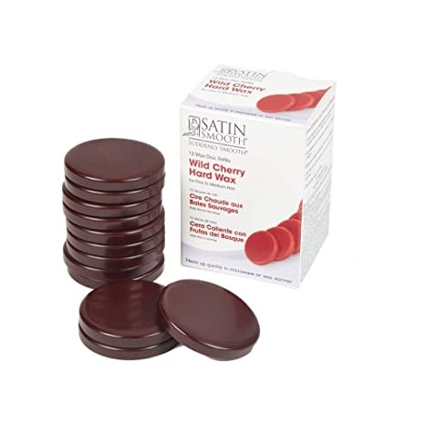 SATIN SMOOOTH WILD CHERRY HARD WAX MICROWAVE DISCS