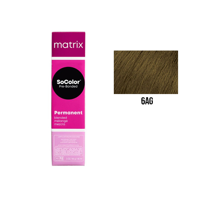 MATRIX  SOCOLOR TINTE LIGHT BROWN ASH GOLD