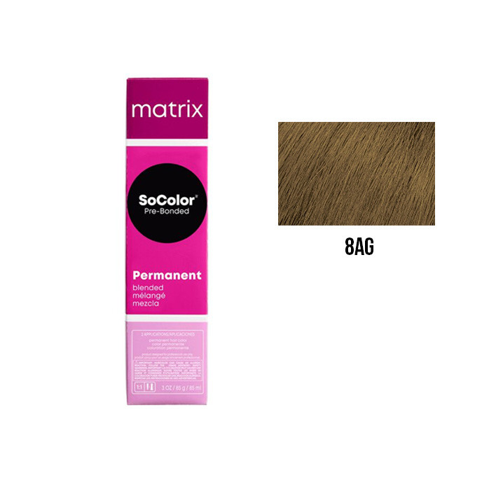 MATRIX SOCOLOR TINTE MEDIUM BLONDE ASH GOLD