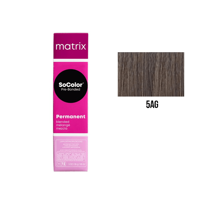 MATRIX SOCOLOR TINTE MEDIUM BROWN ASH GOLD