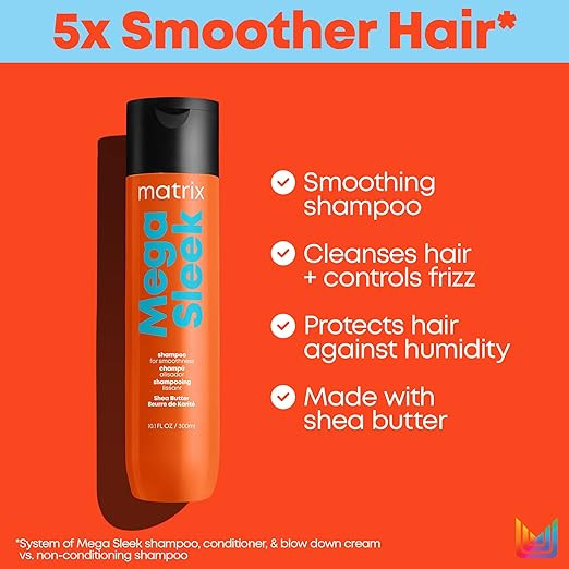 MATRIX TOTAL RESULTS MEGA SLEEK SHAMPOO LITRO
