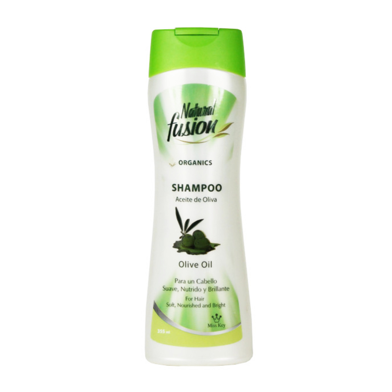 NATURAL FUSION ORGANICS SHAM. OLIVA OIL 12.5 OZ