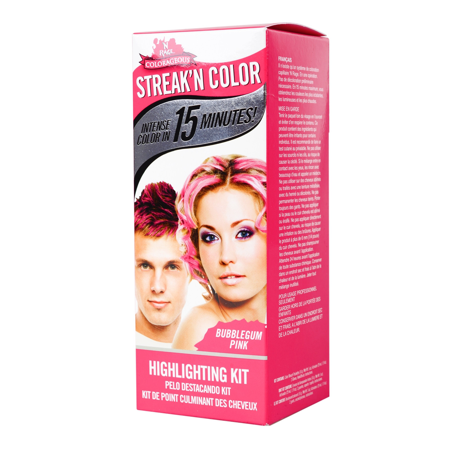 RAGE HAIR INTENSE PINK KIT