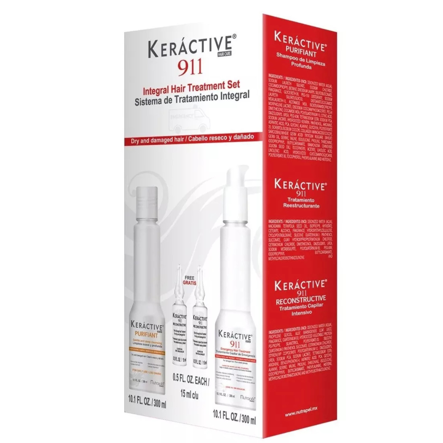 NUTRAPEL KERACTIVE 911
SISTEMA DE TRATAMIENTO INTEGRAL KIT