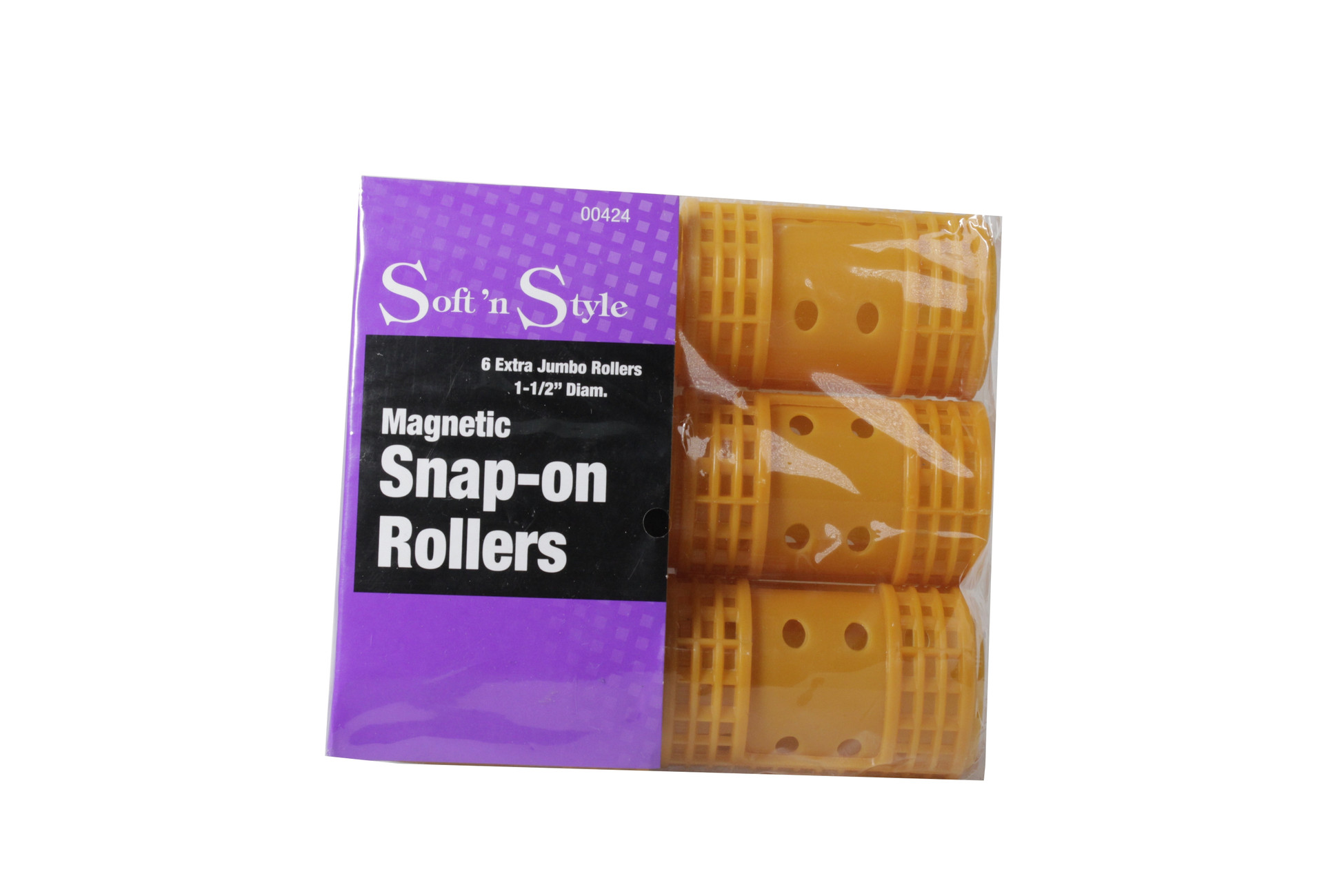SOFT'N STYLE SNAP-ON ROLLER #424 EX-JUMBO 1.5