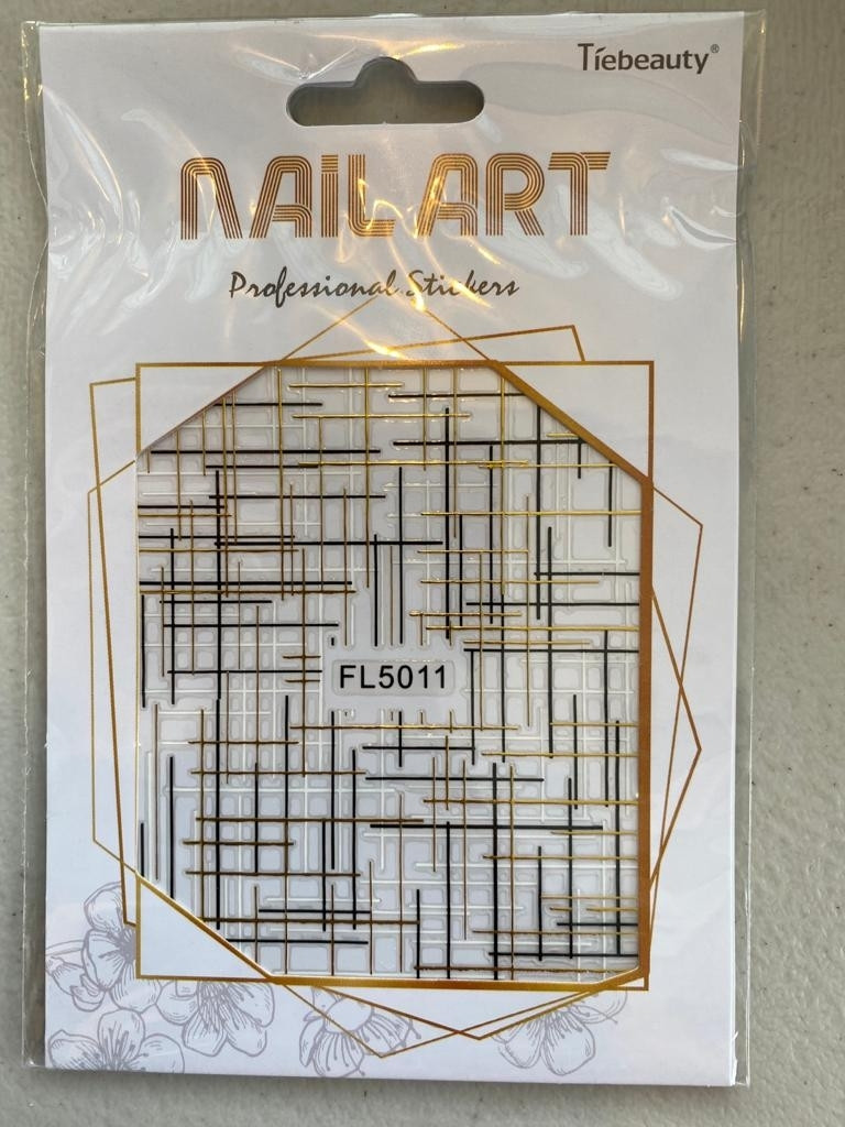 NAIL ART CALCOMANIA 5011 LINES