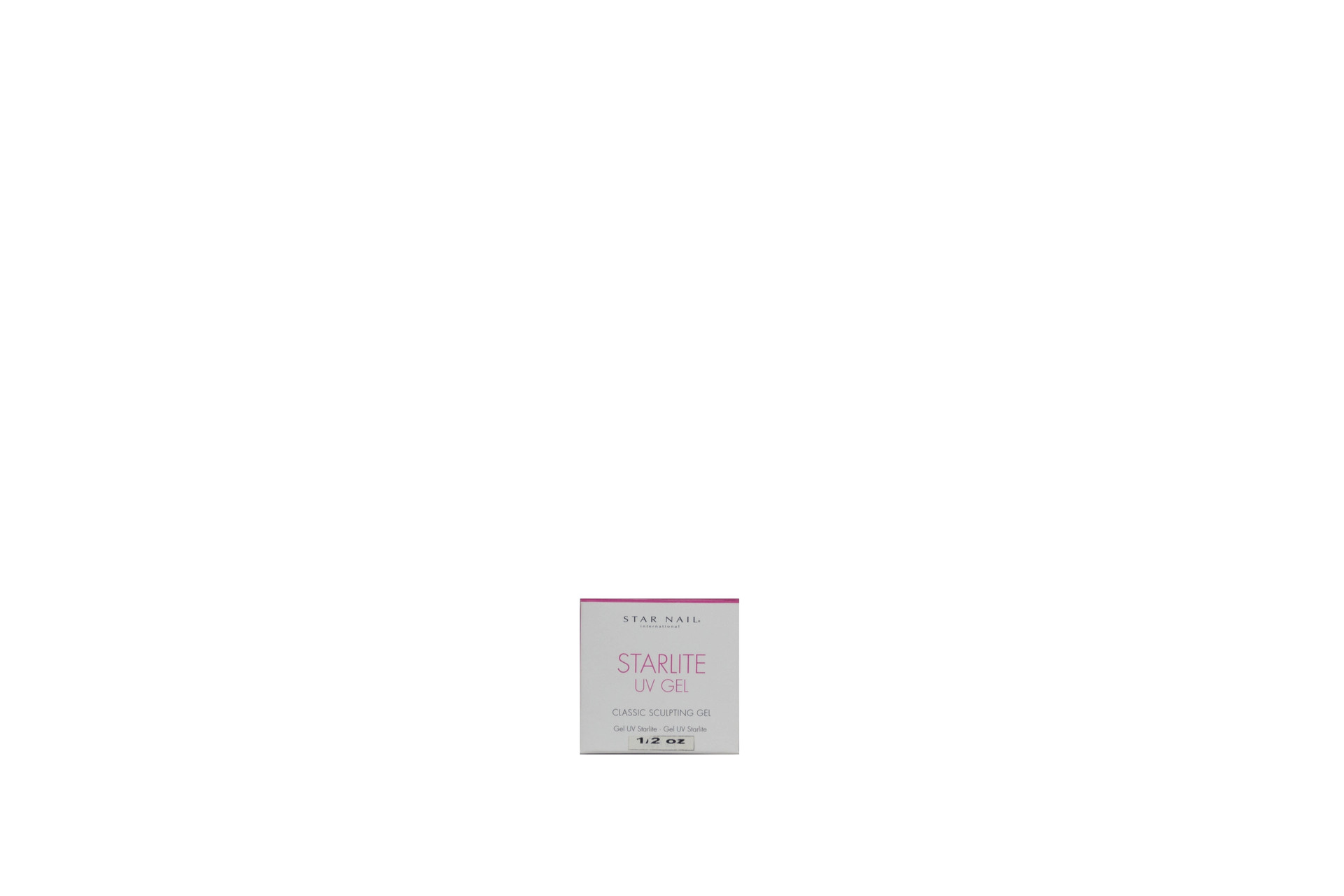 STAR NAIL INTERNATIONAL STARLITE UV GEL CLASSIC SCULPTING GEL CLEAR 1/2 OZ