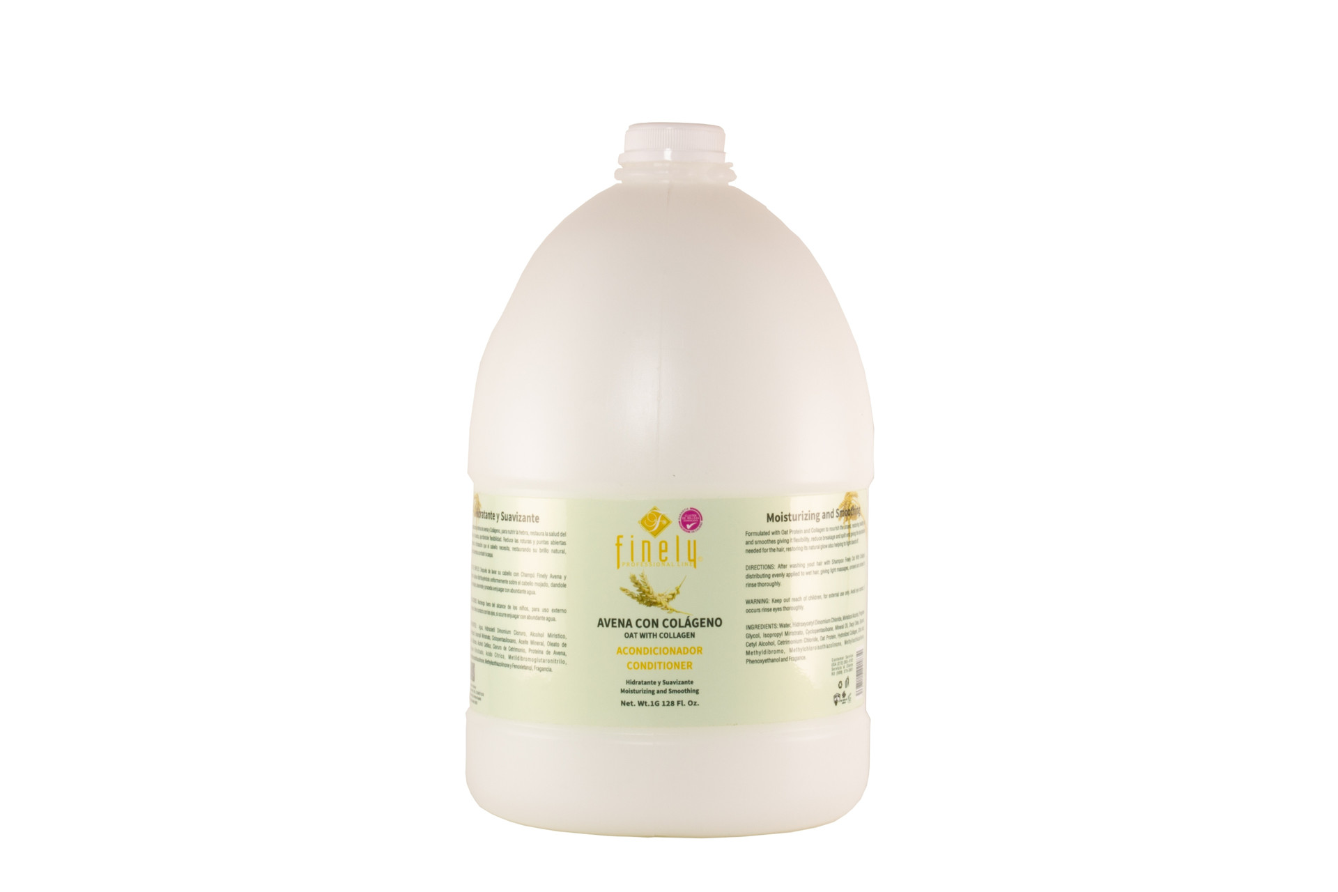 FINELY ACONDICIONADOR AVENA & COLÁGENO GALON 128 OZ