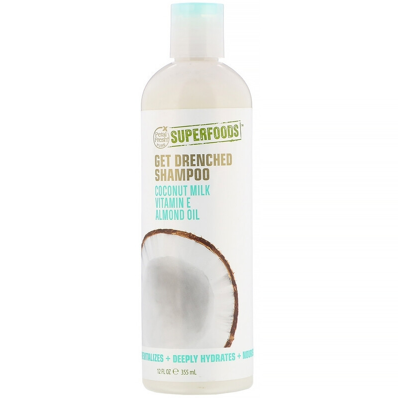 PETAL FRESH PURE SUPER FOODSGET DRENCHED SHAMPOO COCONUT MILK 12 OZ