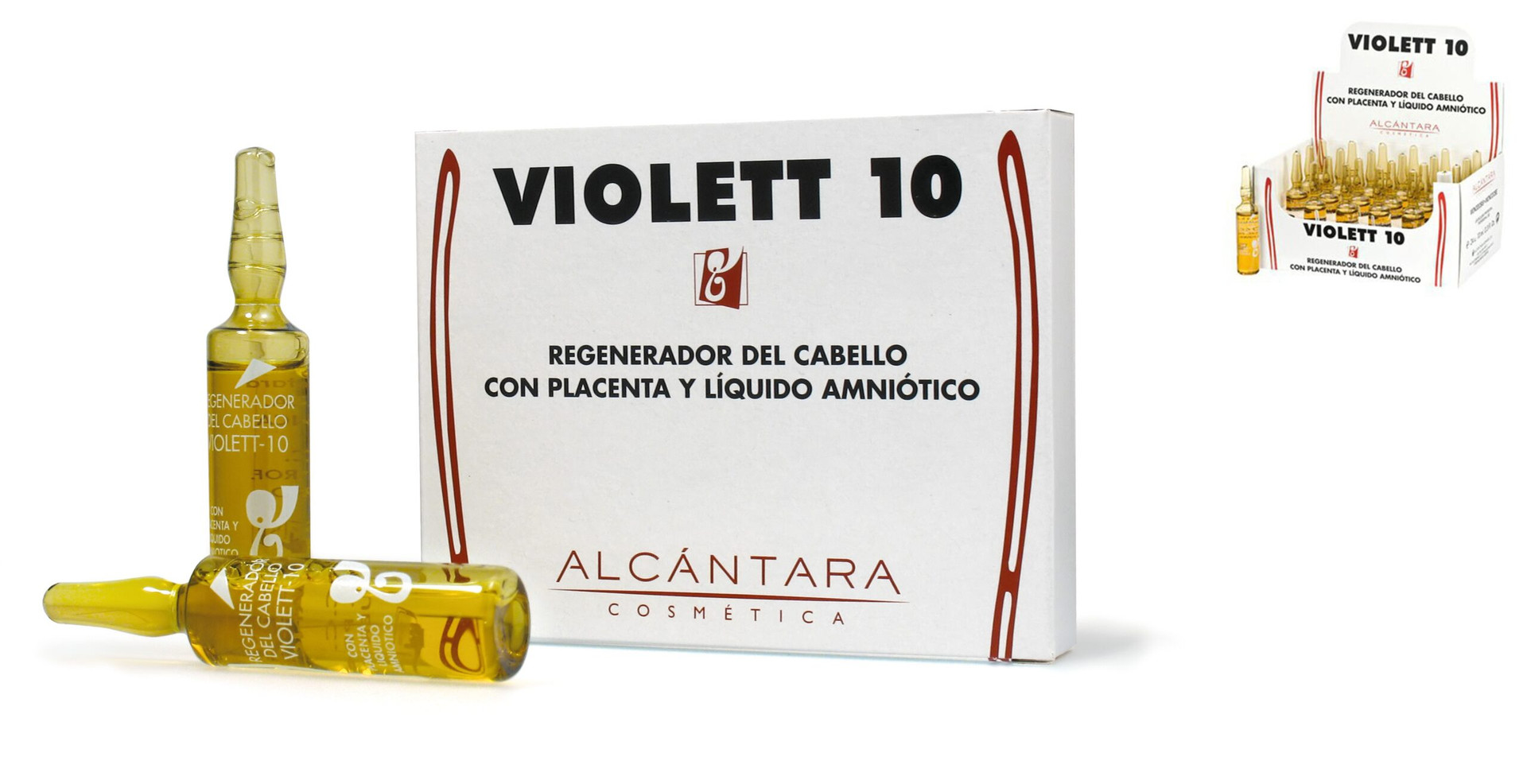 ALCANTARA COSMETICA VIOLETT 10 TONICO CAPILAR CON PLACENTA Y LIQUIDO AMNIOTICO