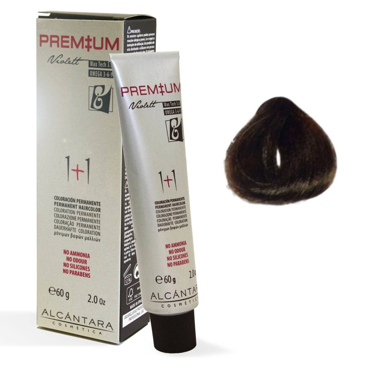 PREMIUM VIOLETT 1+1 RUBIO OSCURO MARRON DORADO 6.83 2 OZ