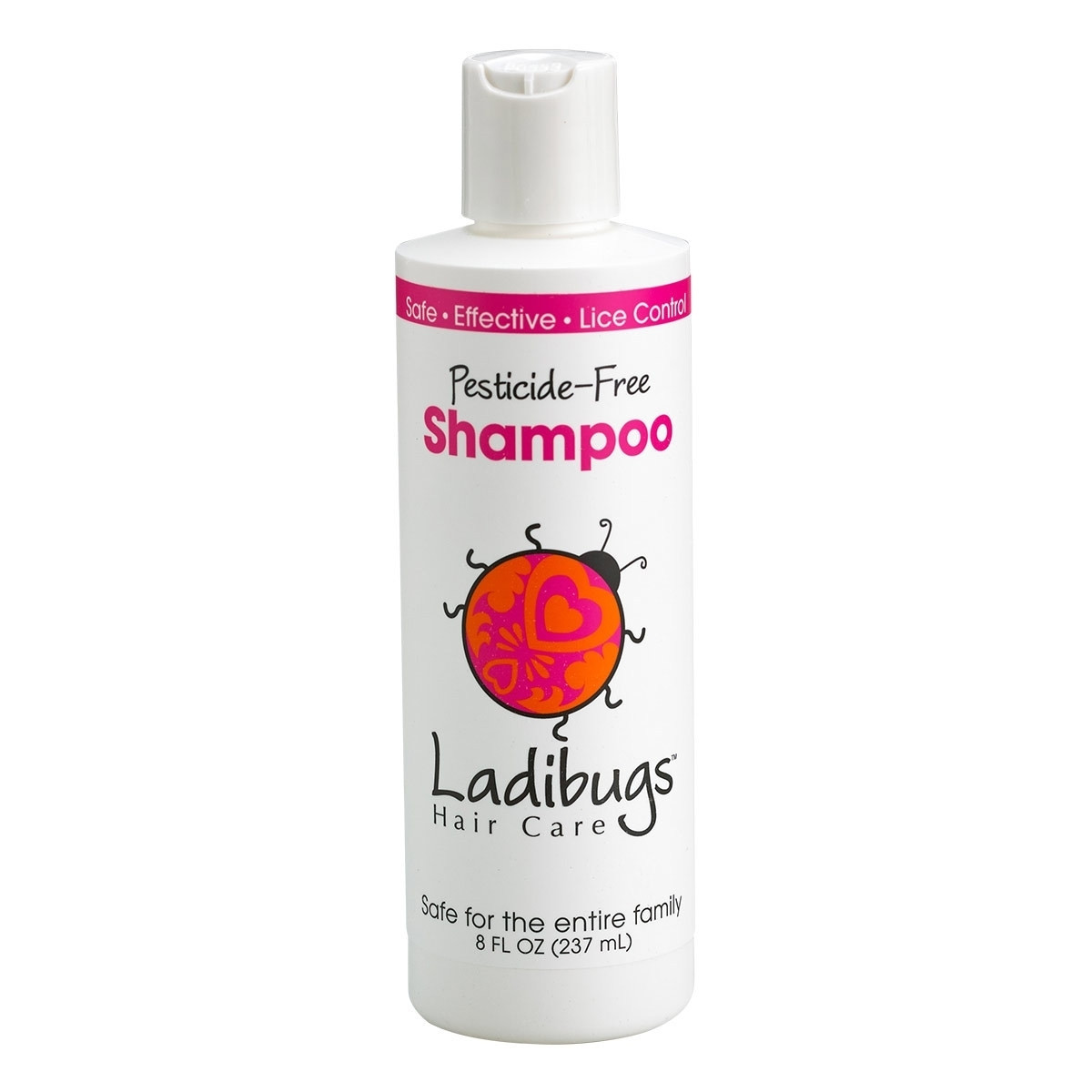 LADIBUGS HAIR CARE SHAMPOO PESTICIDE FREE SAFE FOR ENTIRE FAMILY 8 OZ