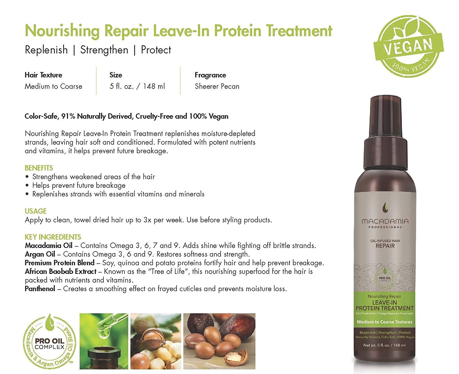 MACADAMIA NOURISHING LEAVE-IN 5OZ
