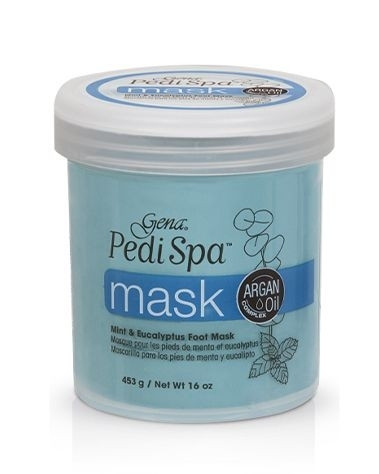 GENA PEDI SPA MINT & EUCALYPTUS FOOT MASK ARGAN OIL  16 OZ