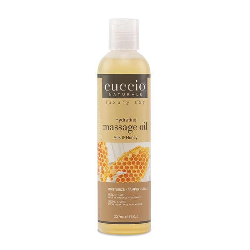 CUCCIO NATURALE LUXURY SPA MASAJE OIL HYDRATING MILK & HONEY 8 OZ