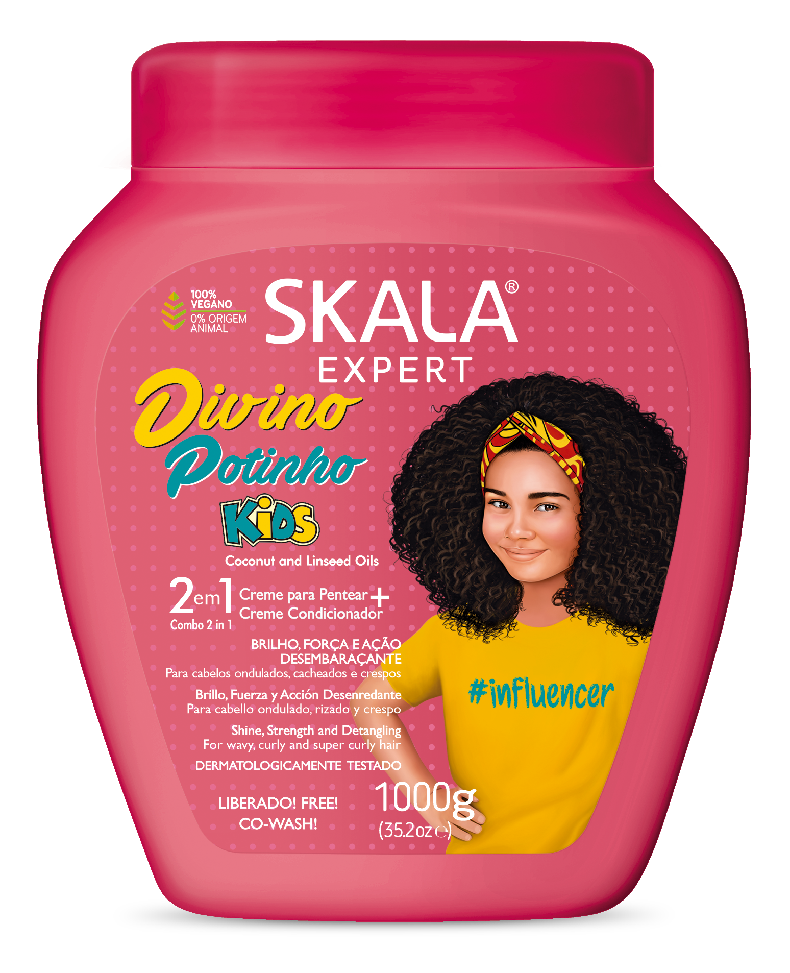 SKALA TRATAMIENTO KIDS 2 EN 1 CREMA PARA PEINAR Y ACONDICIONADOR 33OZ