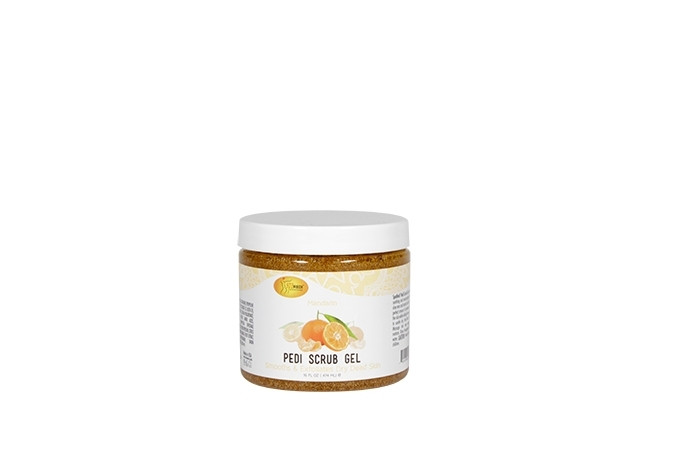 SPA REDI MADARINA PEDI SCRUB GEL SMOOTH & EXFOLIATES DRY DEAD SKIN 16 OZ