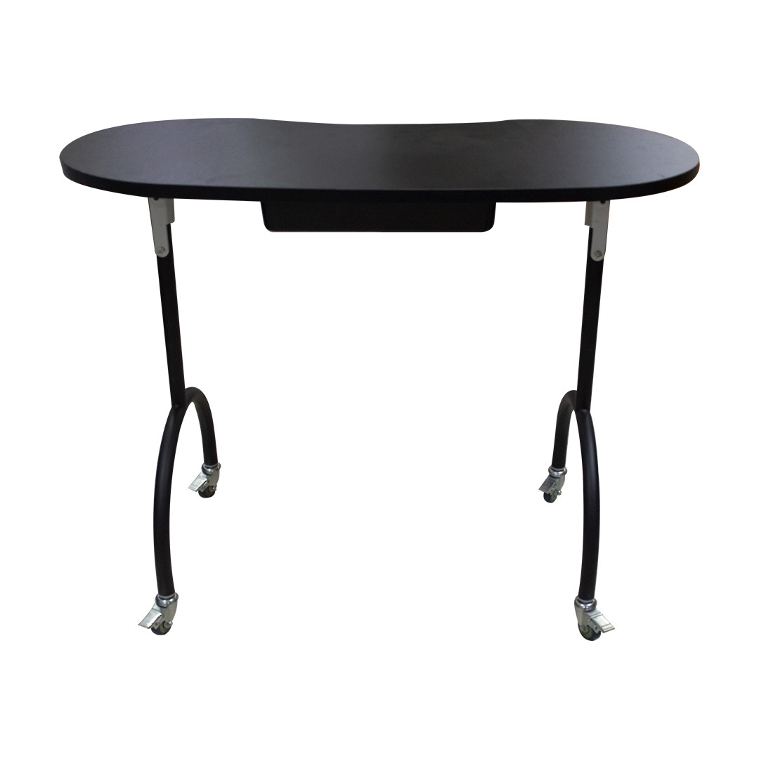 MESA DE MANICURA PORTATIL NEGRA