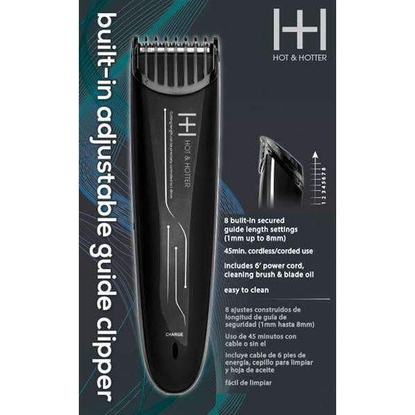 HOT HUTTER CLIPPER RECARGABLE NEGRA