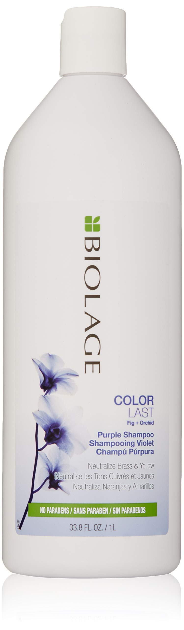 BIOLAGE COLOR LAST PURPLE SHAMPOO NEUTRALIZE BRASS & YELLOW 38 OZ