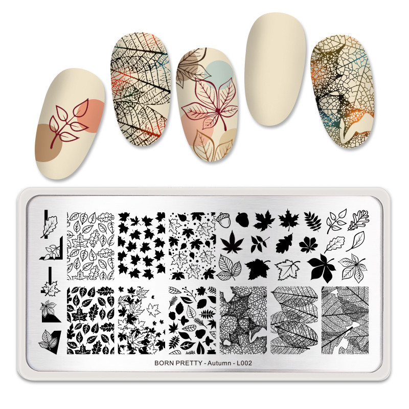 BORN PRETTY STAMPING AUTUMN L002