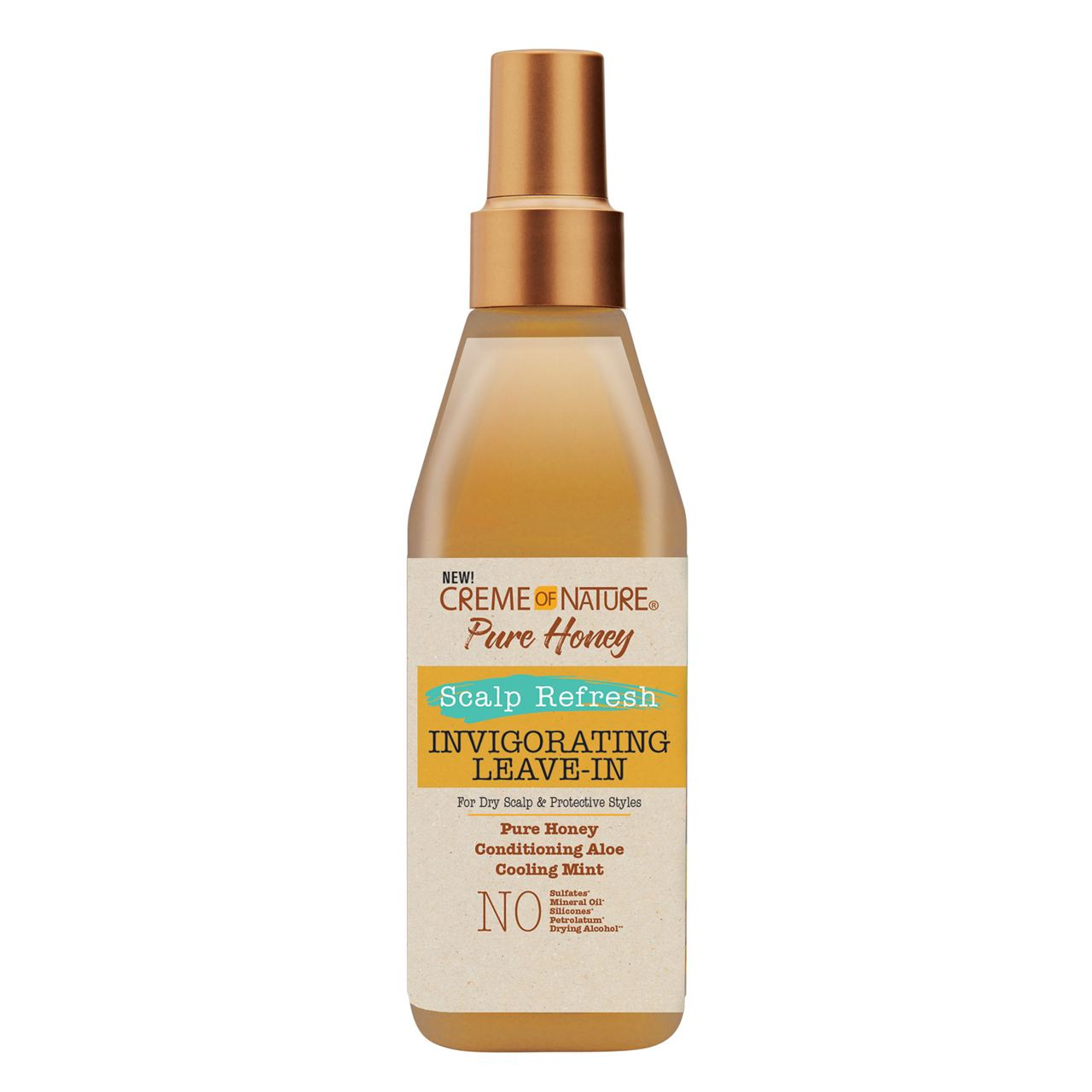 CREAME OF NATURE PURE HONEY SCALP REFRESH INVIGORATING LEAVEN-IN FOR DRY SCALP & PROTECTIVE STYLES
