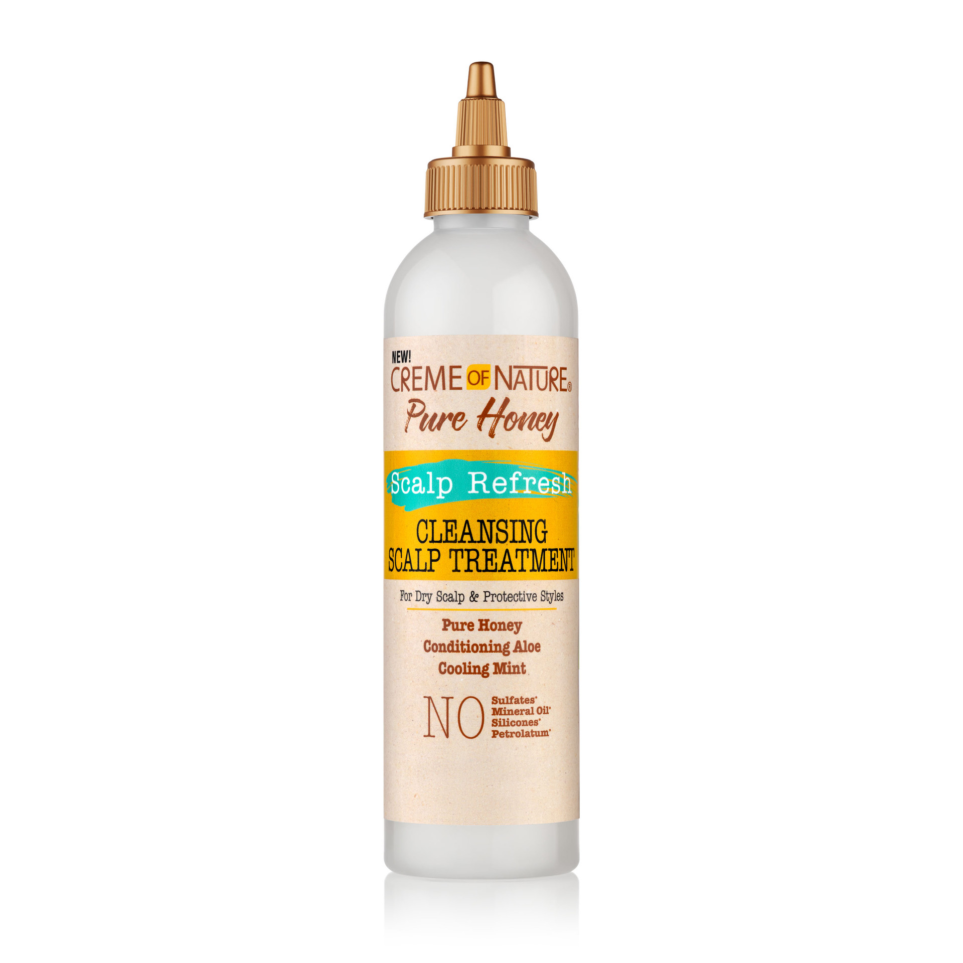CREAME OF NATURE PURE HONEY SCALP REFRESH CLEASING SCALP TREATMENT