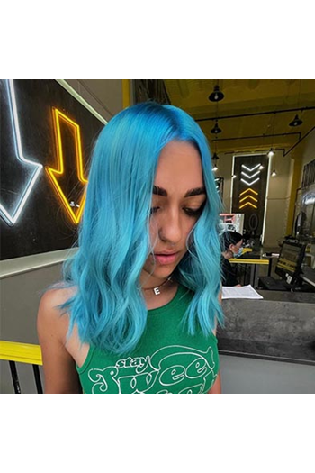CRAZY COLOR BUBBLE GUM BLUE #63