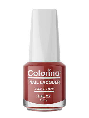 COLORINA NAIL LACQUER FAST DRY #42 ACHIOTE RED