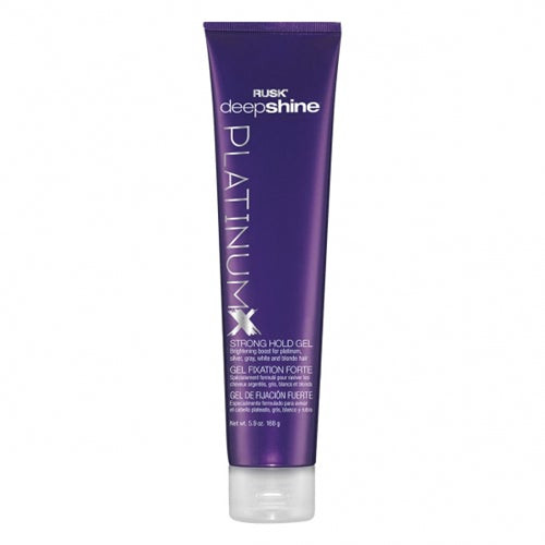 RUSK DEEPSHINE PLATINUMX STRONG HOLD HAIR GEL 5.9 OZ