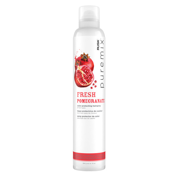 RUSK PUREMIX FRESH POMEGRANATE COLOR PROTECTING HAIRSPRAY 10 OZ