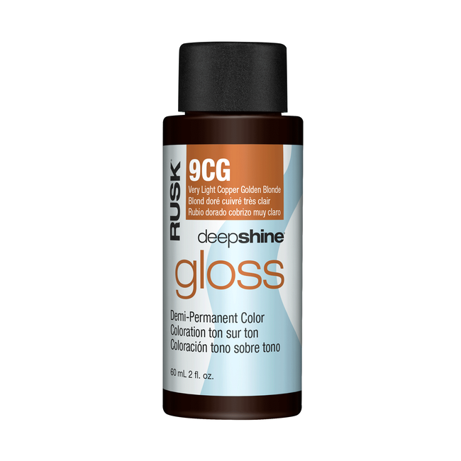RUSK GLOSS TINTE VERY LIGGHT COPPER GOLD BLONDE