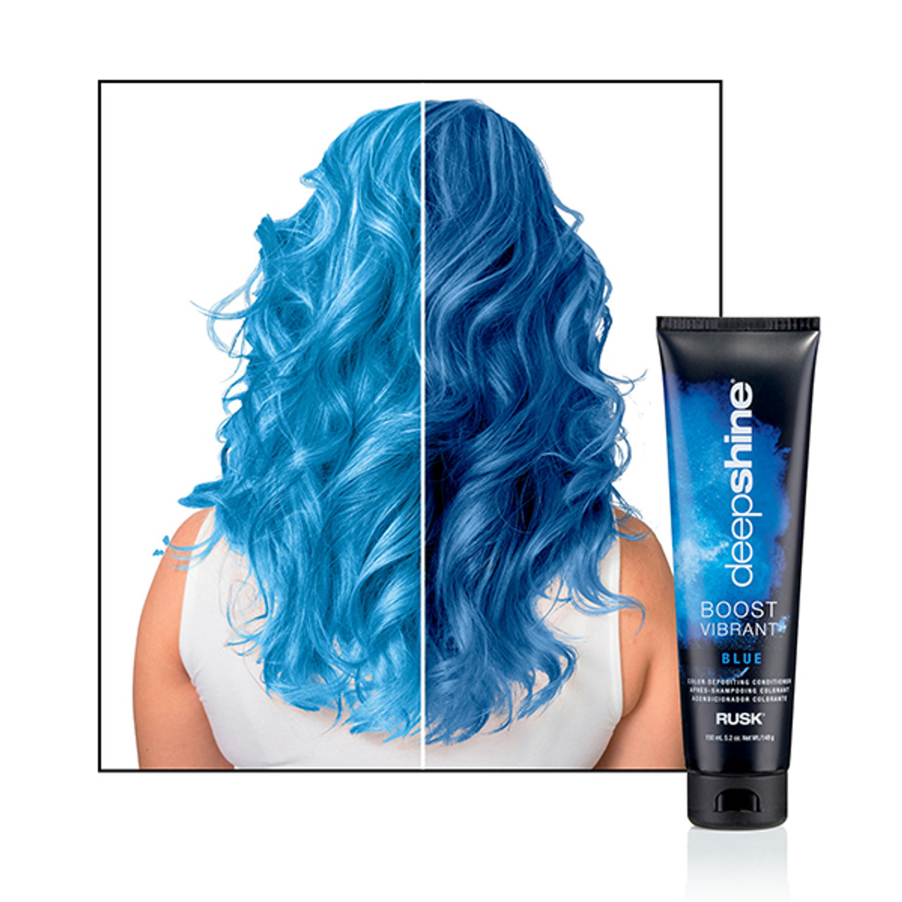 RUSK DEEPSHINE BOOST COLOR CONDITIONER BLUE 5.2 OZ