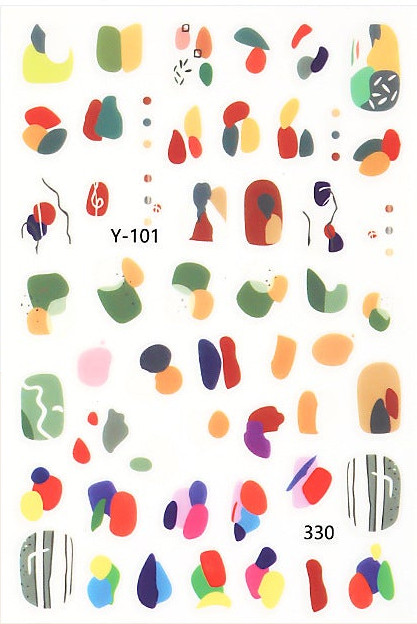 CALCOMANIA PARA LAS UÑAS CO DISEÑO HOLOGRAFICO