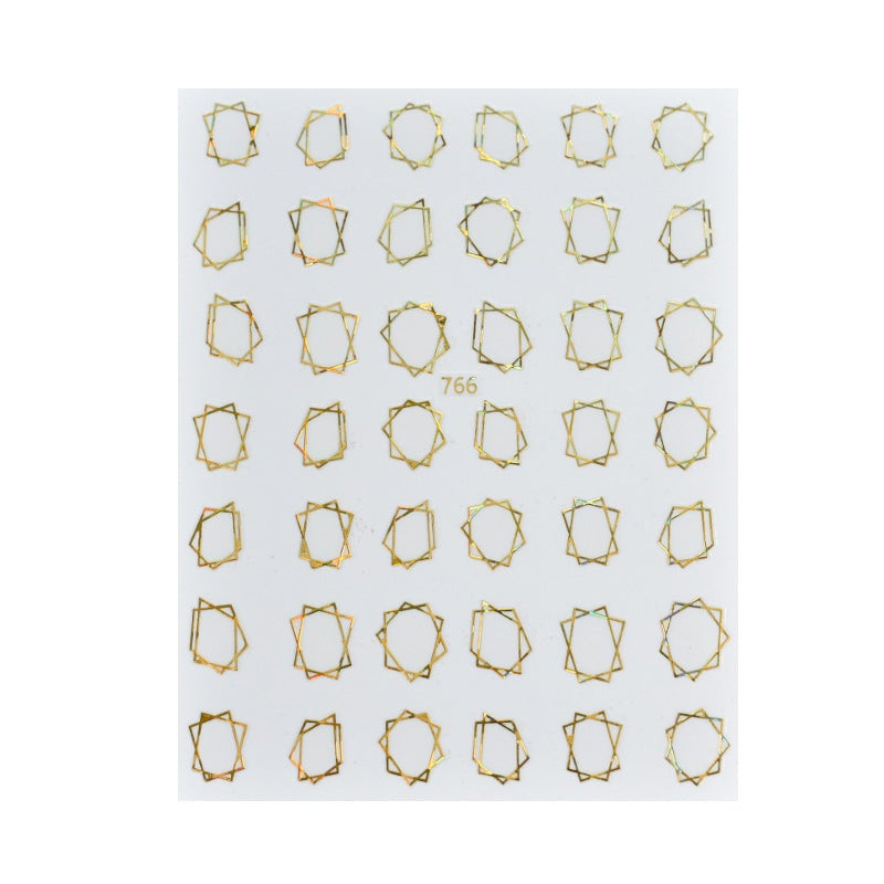 CALCOMANIA PARA LAS UÑAS CON DISEÑO DE CIRCULO