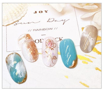 CALCOMANIA PARA DISEÑO DE UÑAS DE ROSAS