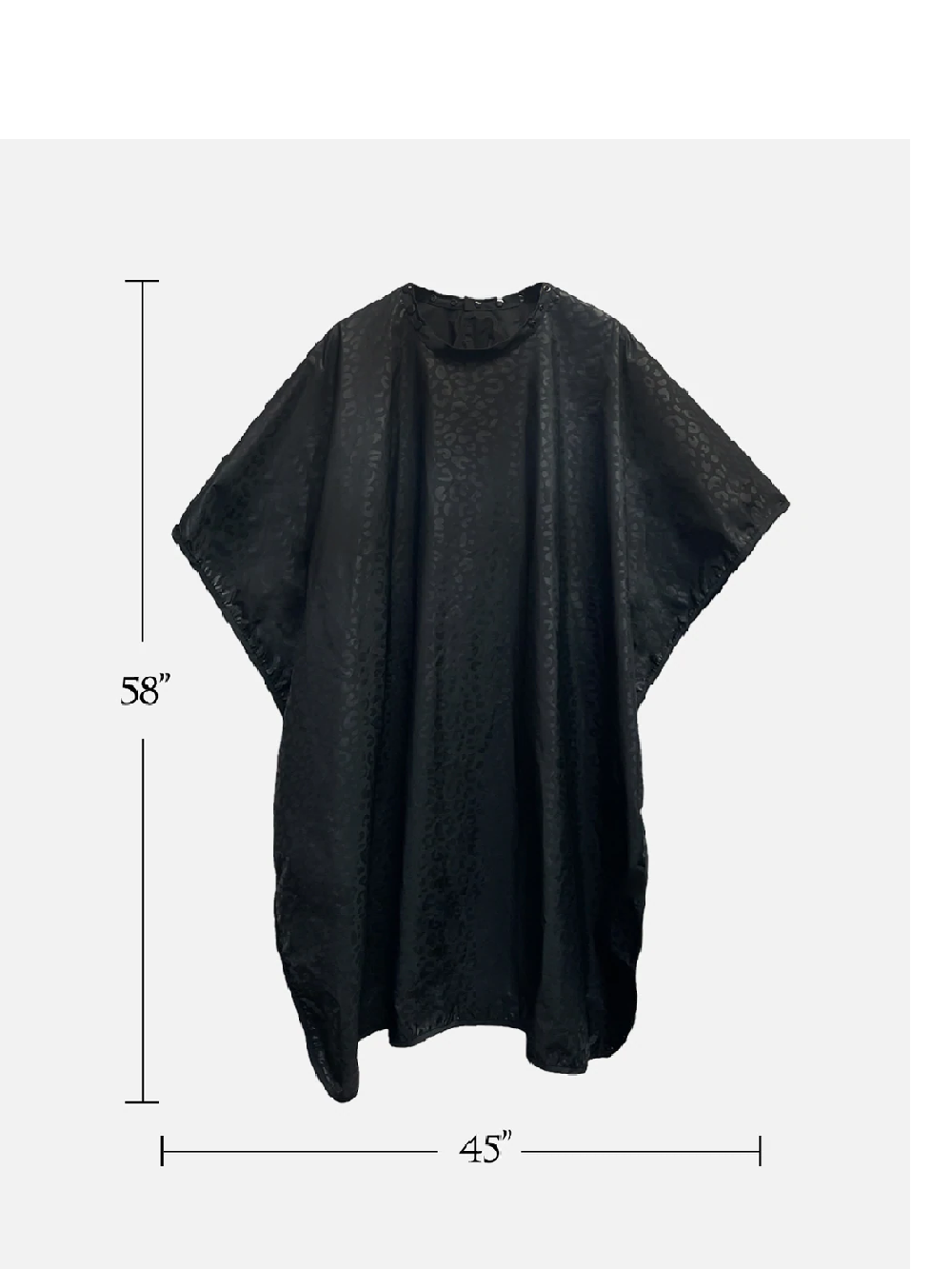 BETTY DAIN CAPA DE JAGUAR NEGRA IMPERMEABLE