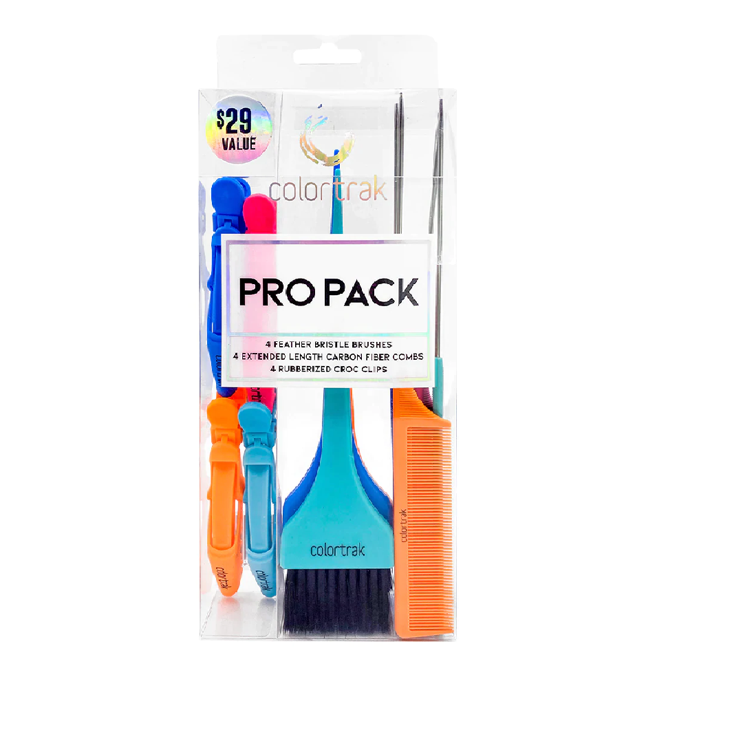 COLORTRACK PRO-PACK KIT CON 4 PEINILLAS, 4 BROCHAS Y 4 CLIPS