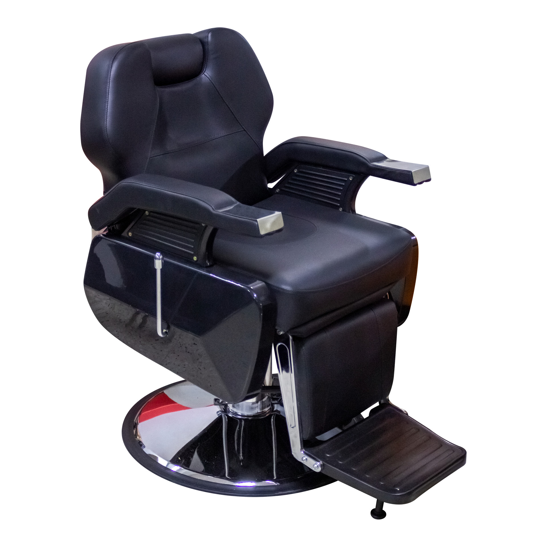 SILLA RECLINABLE DE BARBERÍA CON BOMBA HIDRÁULICA