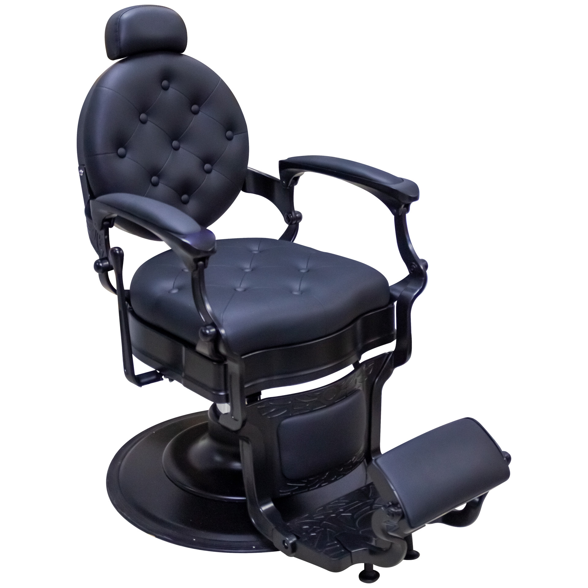 SILLA BARBERO LUXOR VINTAGE BLACK Y BLACK