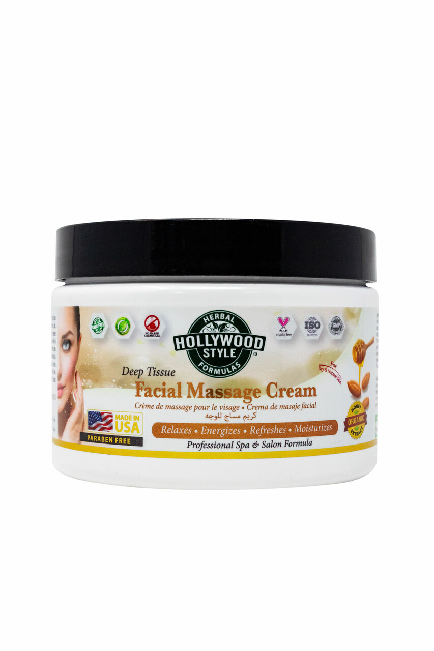 HOLLYWOOD FACIAL MASSAGE CREAM HONEY ALMOND 10OZ