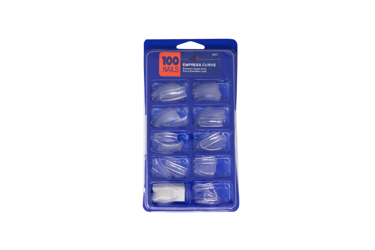UÑAS CLEAR FULL COVER GELLY TIPS PK100