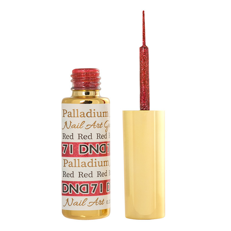 DND NAIL ART DARK RED PALLADIUM 71
