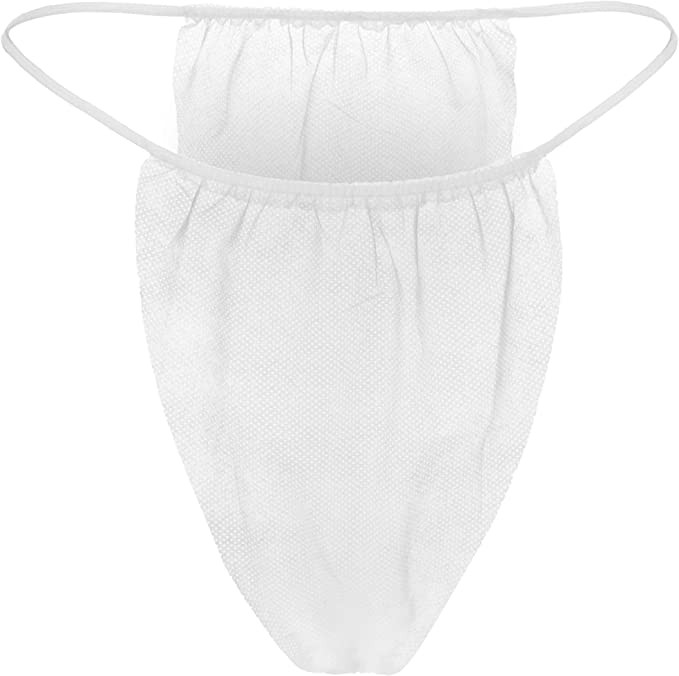 PANTIES DESECHABLES BIKINI BLANCOS PK/50