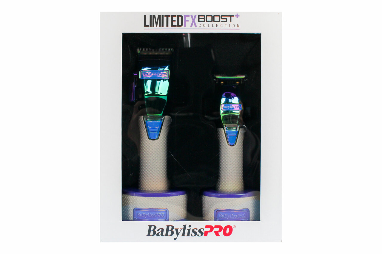 BABYLISS FX BOOST CLIPPER TRIMMER AND BASE BLUE FXHOLPKCTB-I