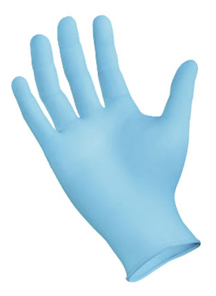 SEMPERFORCE BLUE NITRILE EXAM POWDER FREE TEXTURED LARGE