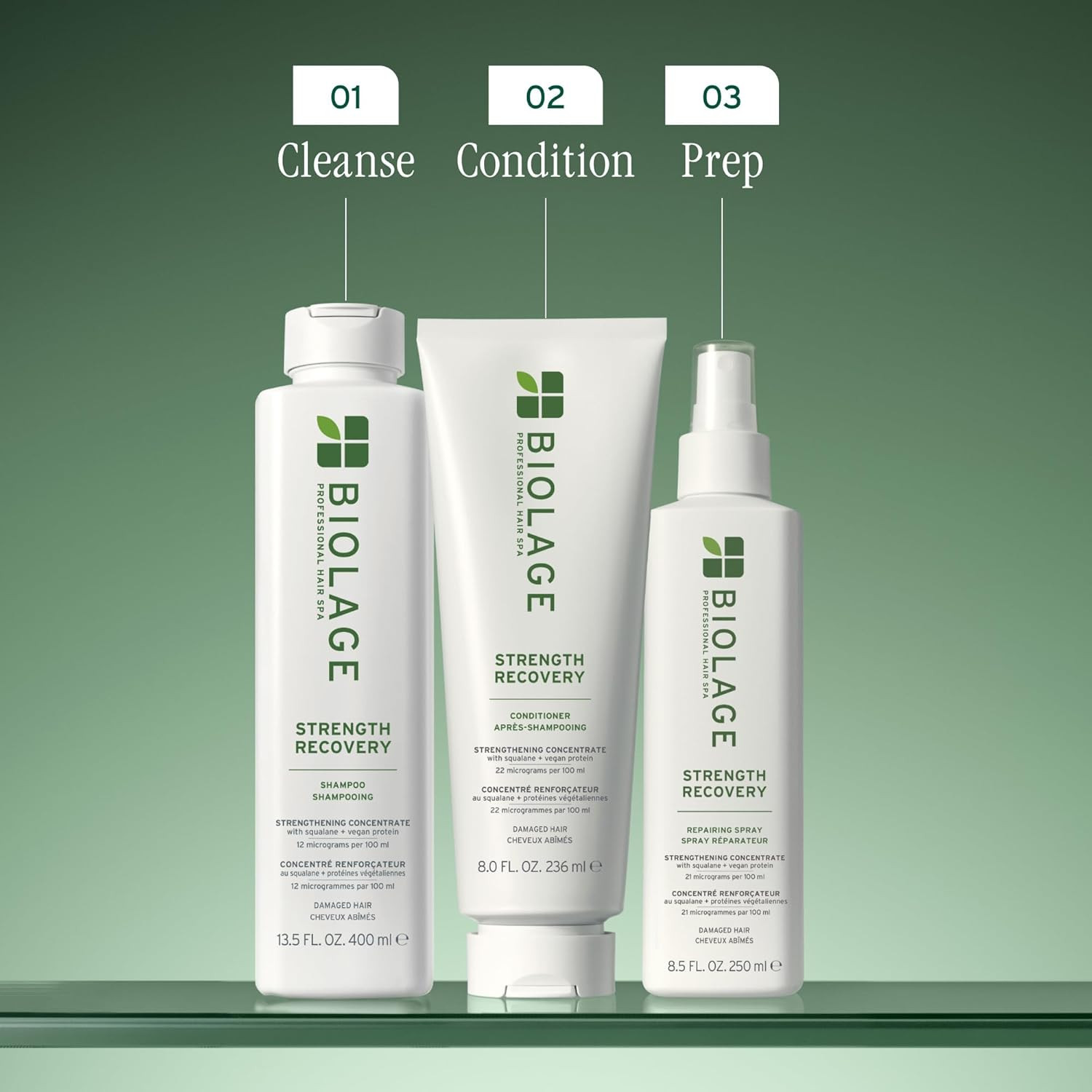 BIOLAGE STRENGTH RECOVERY SHAMPOO 400 ML