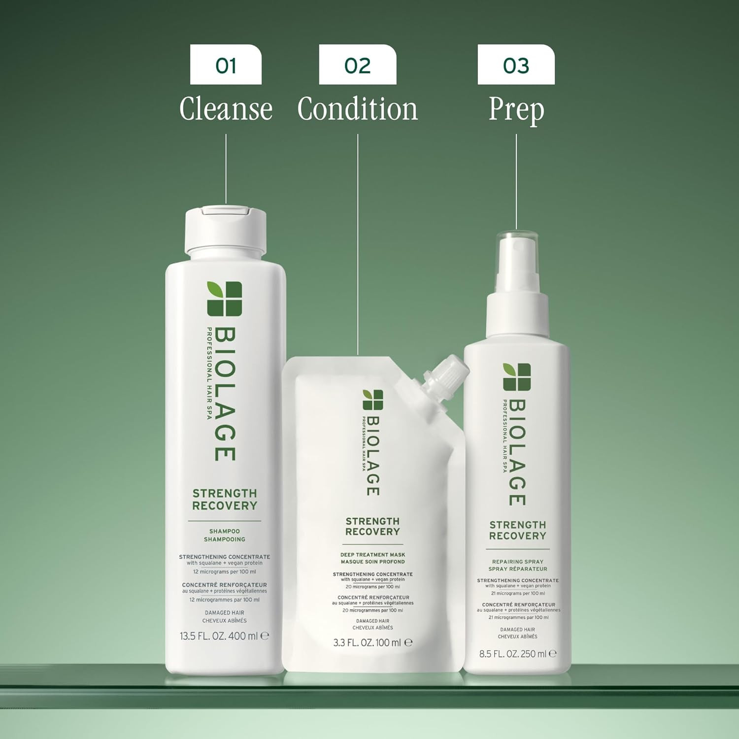 BIOLAGE STRENGHT RECOVERY DEEP TREATMENT PACK