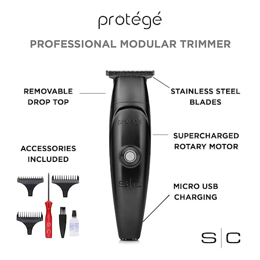 STYLECRAFT PROTÉGÉ - PROFESSIONAL SUPERCHARGED MOTOR CORDLESS HAIR TRIMMER.